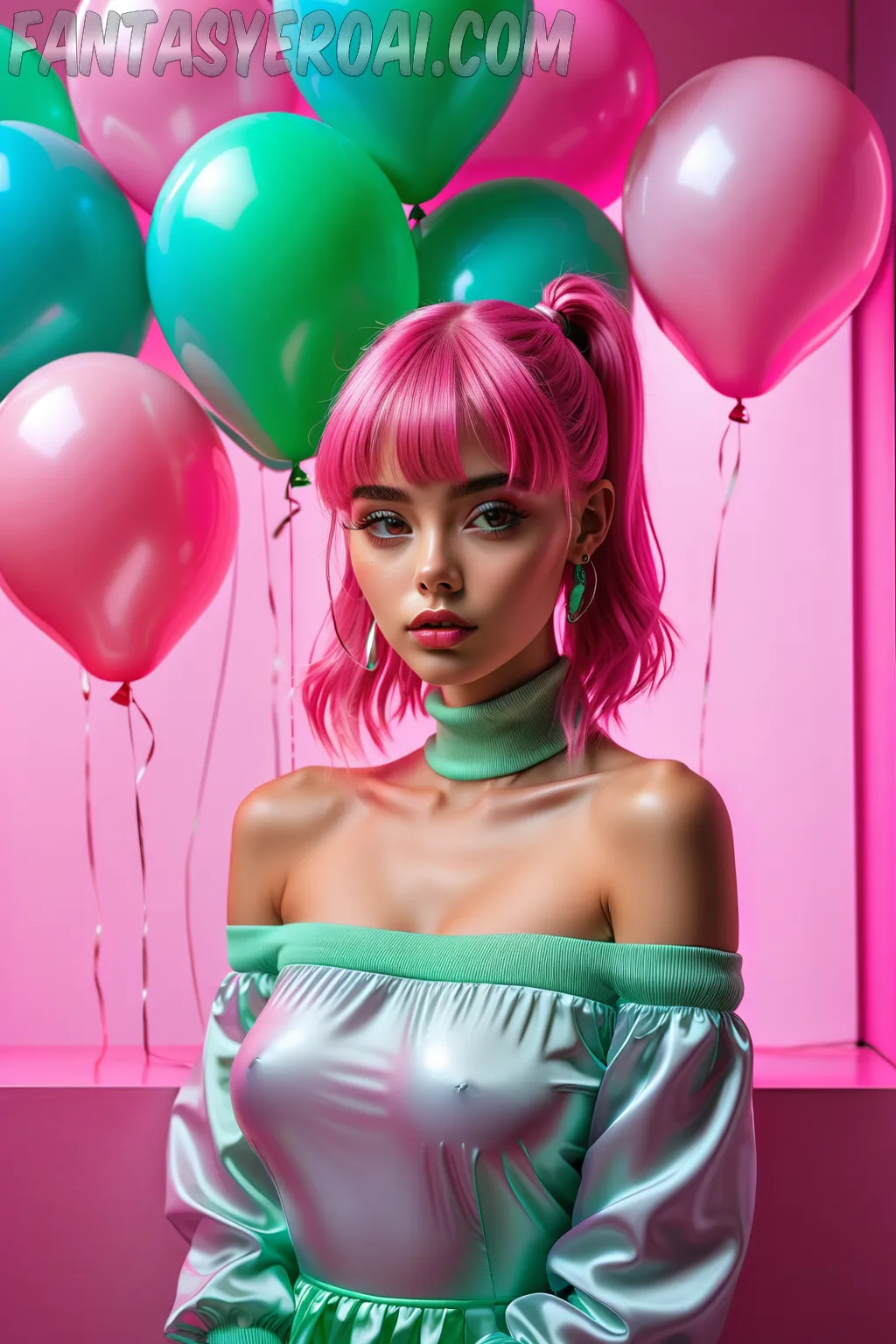 Arte hentai ilustración increíble de Selfis De Chicas Desnudas Molonas generado por IA