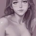 Arte hentai ilustración increíble de Selies De Nenas generado por IA