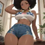 Arte hentai ilustración increíble de Serena Banks generado por IA