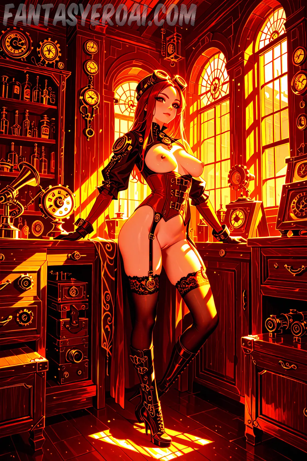 Arte hentai ilustración increíble de Sexualmente Correcto En Las Fotos De Modelos generado por IA