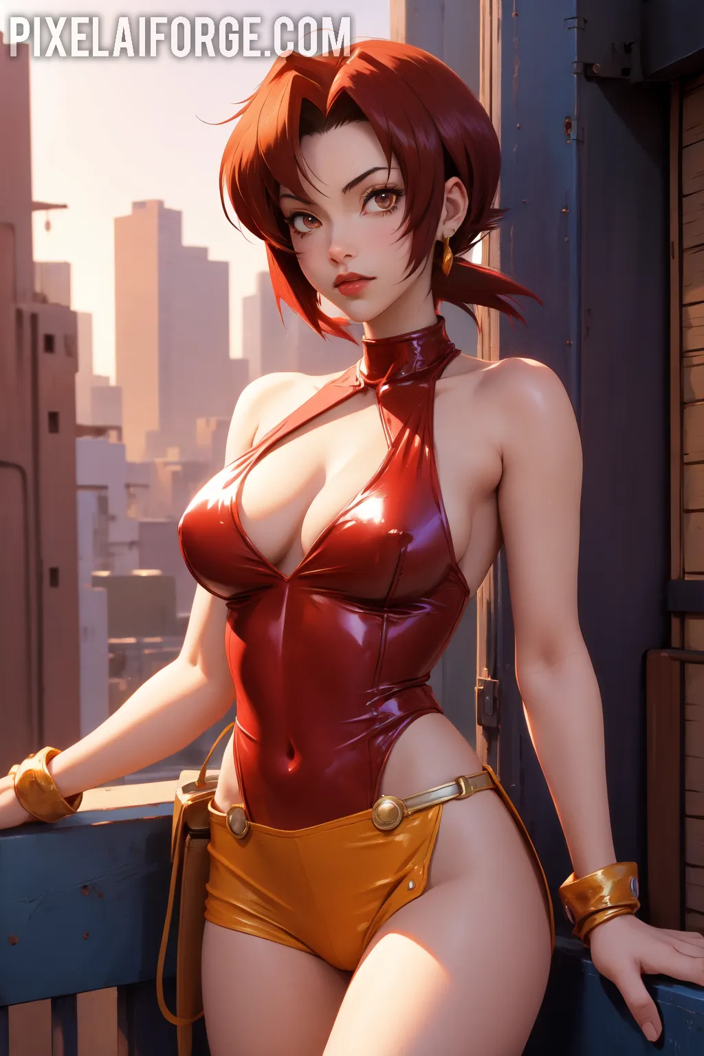 Arte hentai ilustración increíble de Sexy Cosplay De Chicas Desnudas generado por IA