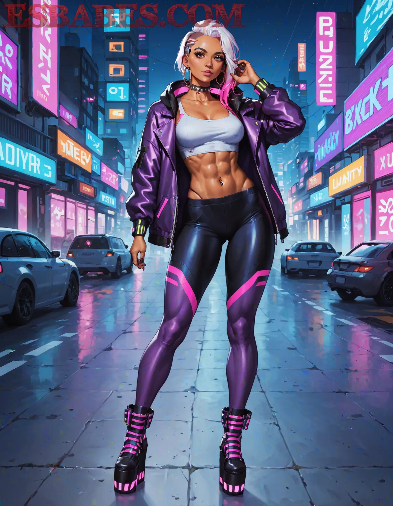 Arte hentai ilustración increíble de Sexy De Abril generado por IA