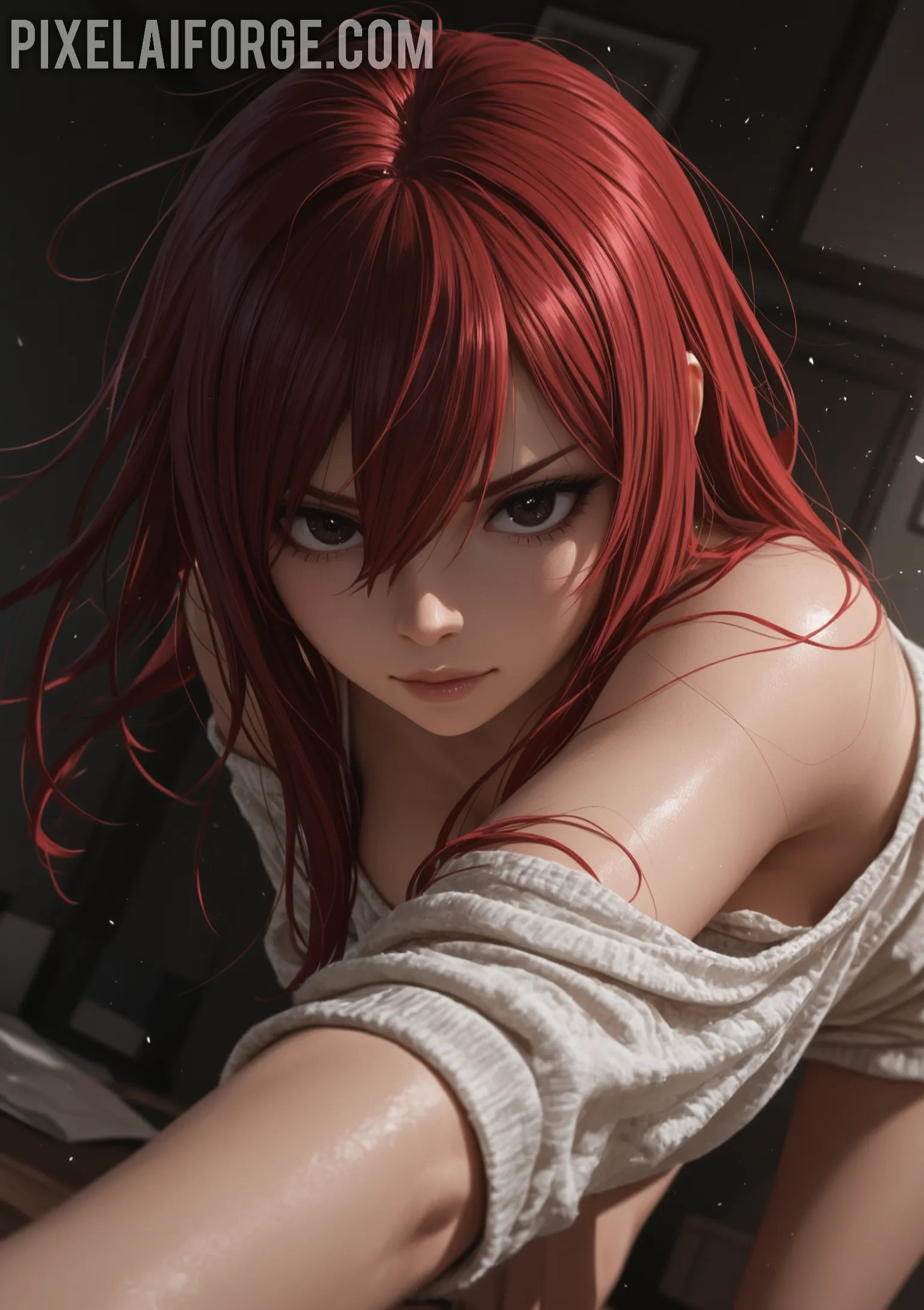 Arte hentai ilustración increíble de Sexy Hot Selfies generado por IA