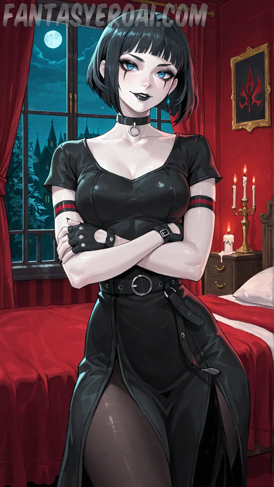 Arte hentai ilustración increíble de Sexy Naked Amateur generado por IA