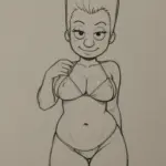 Arte hentai ilustración increíble de Sexy Naked Boobs Amateur Girls generado por IA