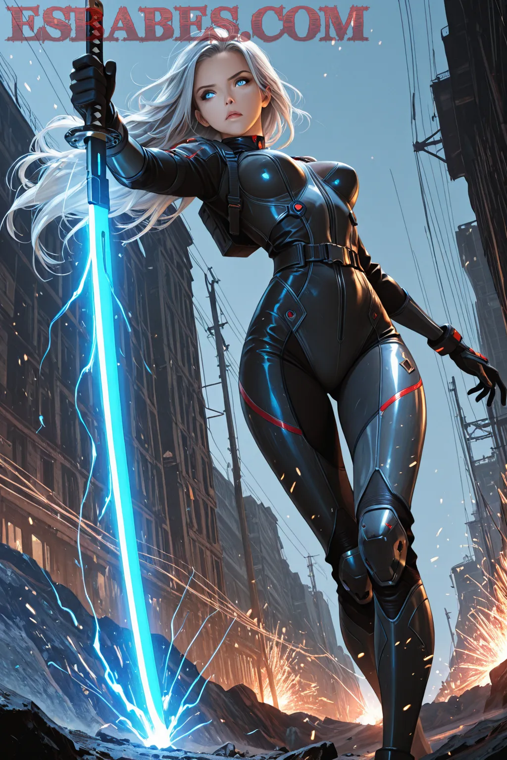 Arte hentai ilustración increíble de Sexy Naked Universitary generado por IA