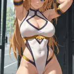 Arte hentai ilustración increíble de Shonen Anime Conventions Haikyuu Neon Genesis Evangelion Steins Gate generado por IA