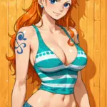 Arte hentai ilustración increíble de Shonen Anime Series Eren Yeager Fan Service Reverse Harem generado por IA