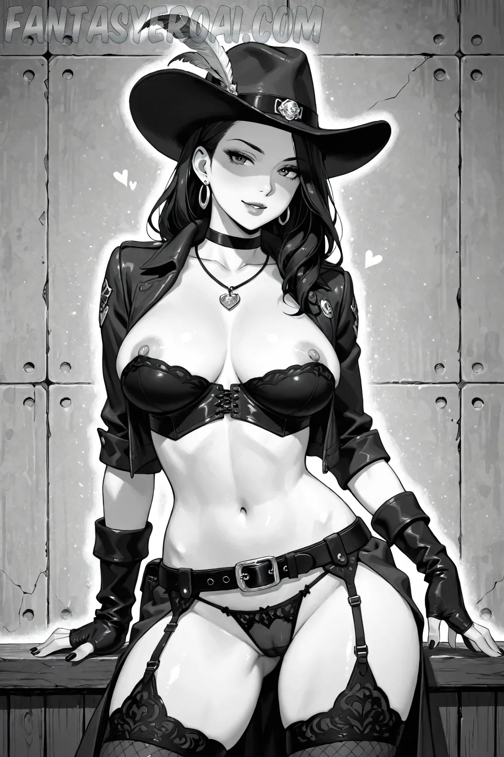 Arte hentai ilustración increíble de Shouko Takahashi Erotica generado por IA