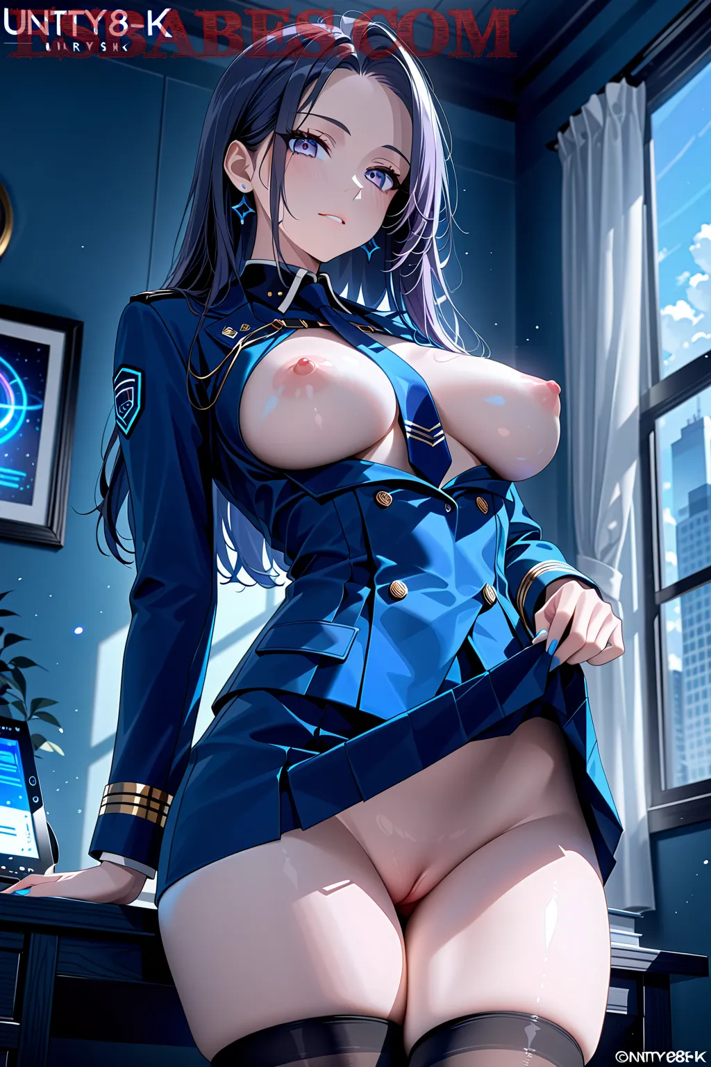 Arte hentai ilustración increíble de Silver Tsuki generado por IA