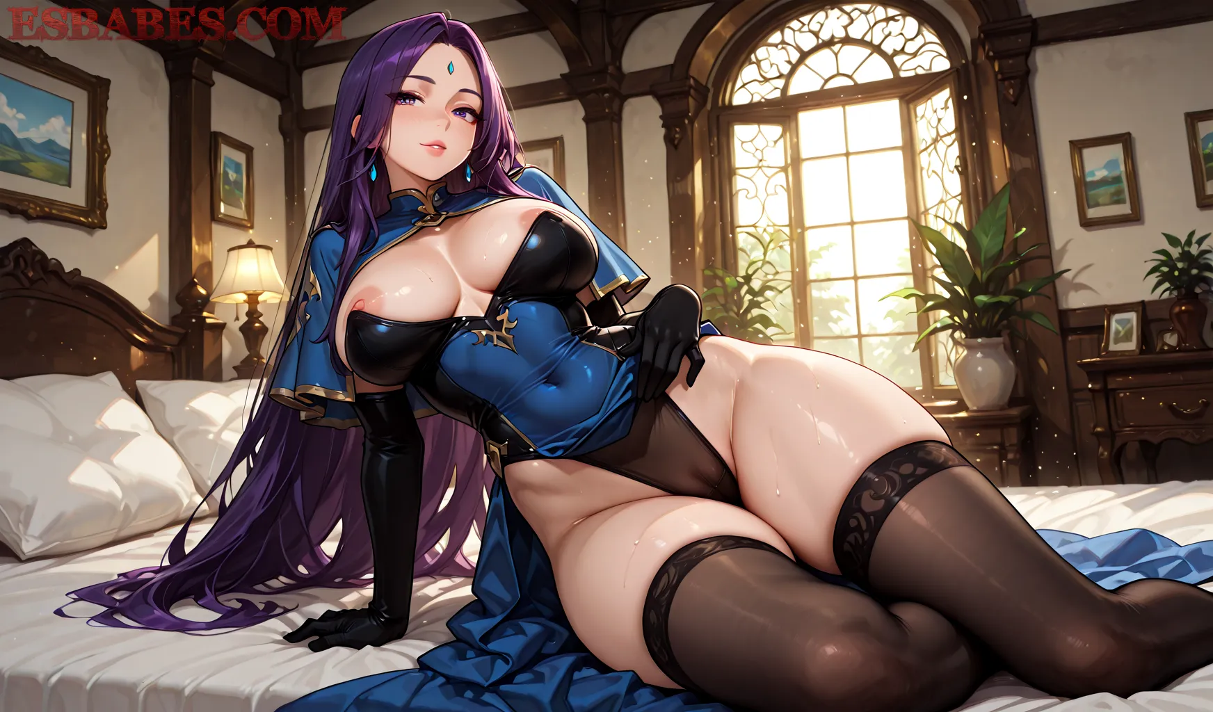 Arte hentai ilustración increíble de Siya Y Su Cono Rosa generado por IA