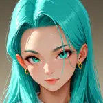 Arte hentai ilustración increíble de Sola En Casa generado por IA