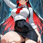 Arte hentai ilustración increíble de Solita En Su Cuarto generado por IA