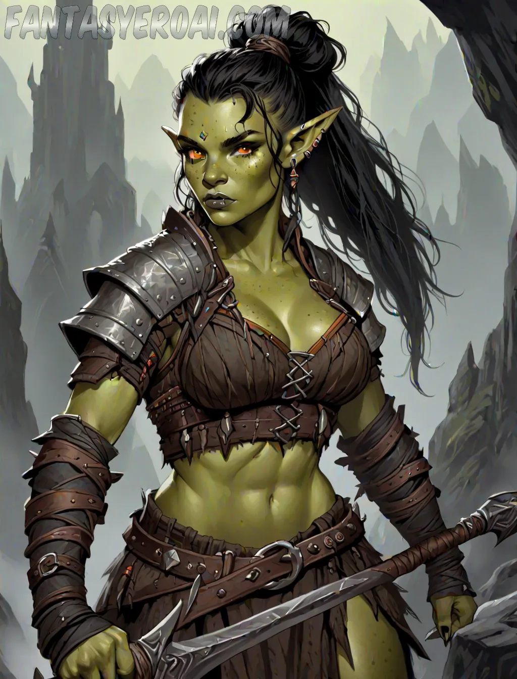 Arte hentai ilustración increíble de Solo Chicas Amateur Desnudas Catorce generado por IA