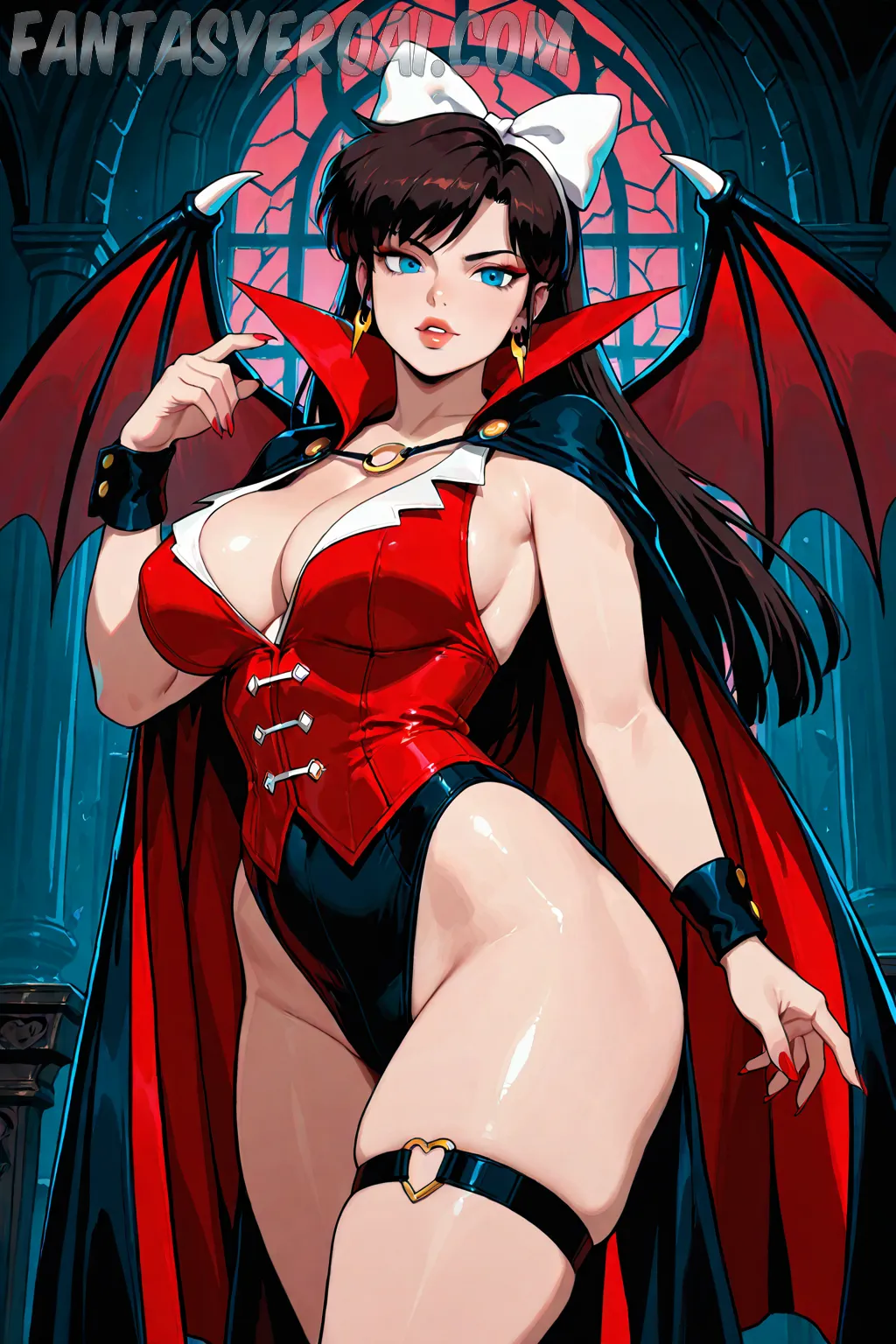 Arte hentai ilustración increíble de Solo Leveling Anime Online Cosplay Anime Opening Yandere generado por IA