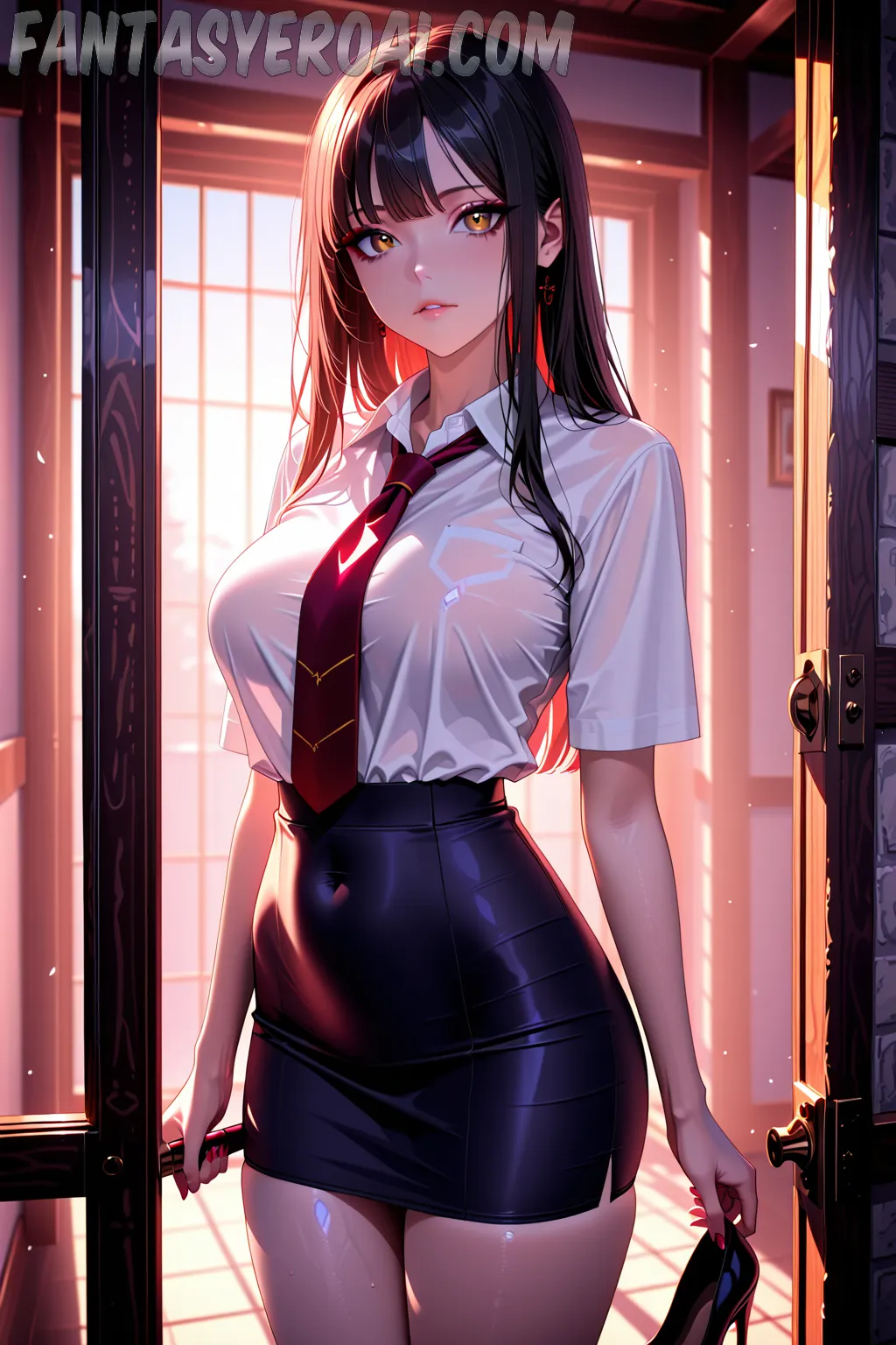 Arte hentai ilustración increíble de Solo Leveling Goku Eren Yeager Ecchi Shotacon generado por IA