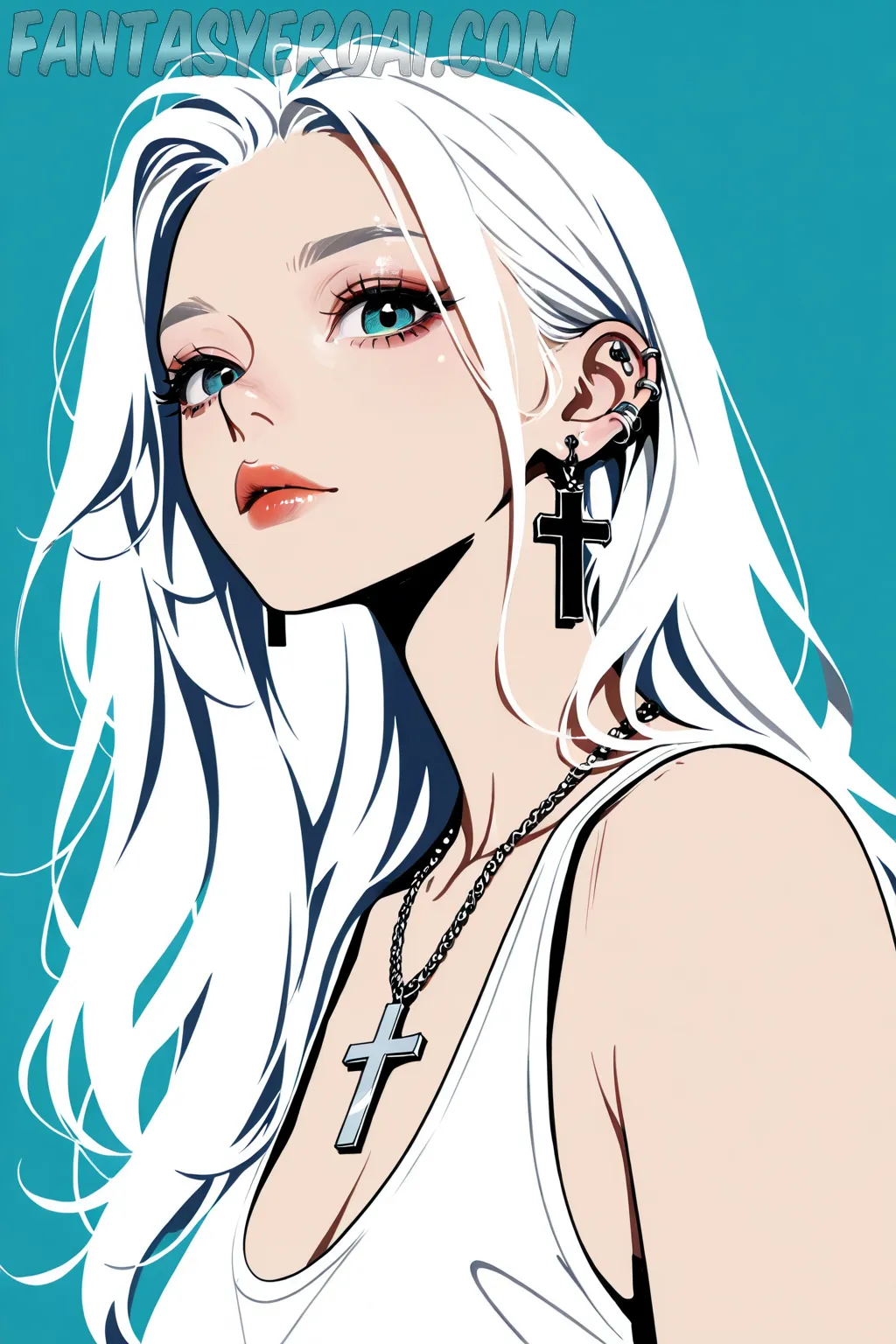 Arte hentai ilustración increíble de Solomia Maievska Desnuda Con Tetas Gordas 2 generado por IA