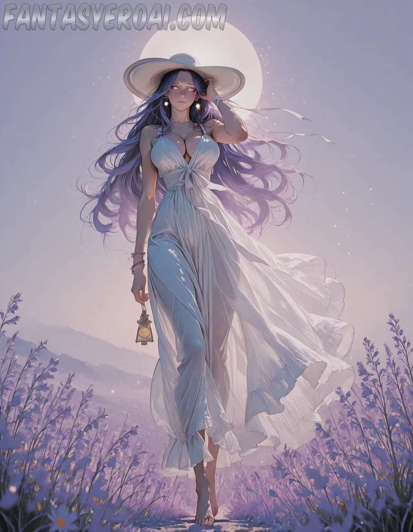 Arte hentai ilustración increíble de Sombrero De Vaquero generado por IA