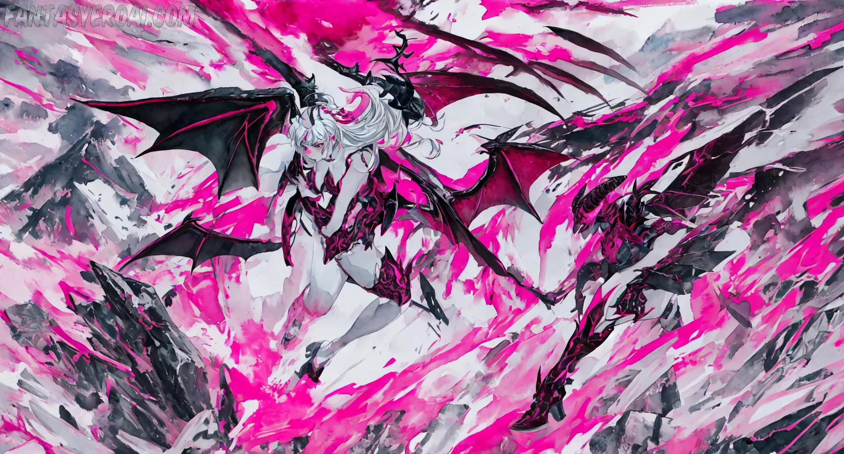 Arte hentai ilustración increíble de Son Pelirrojas Y Muy Calientes generado por IA