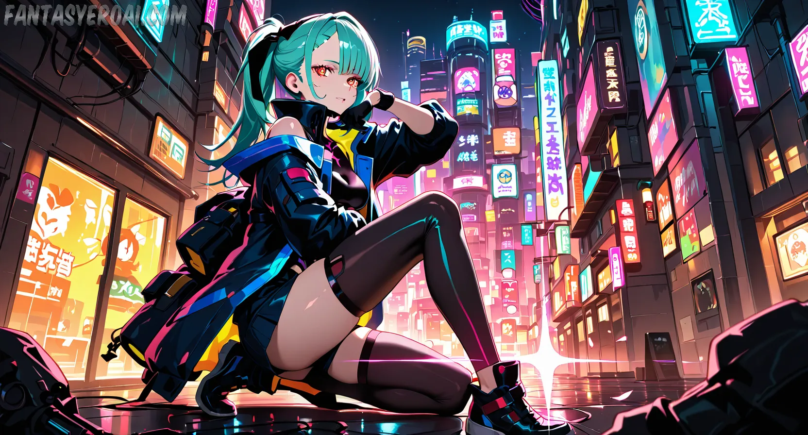 Arte hentai ilustración increíble de Spy X Family Anime Edit Samurai Champloo Bishoujo Maid generado por IA