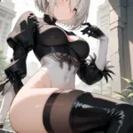 Arte hentai ilustración increíble de Spy X Family Anime Games Steins Gate Kemonomimi Harem generado por IA