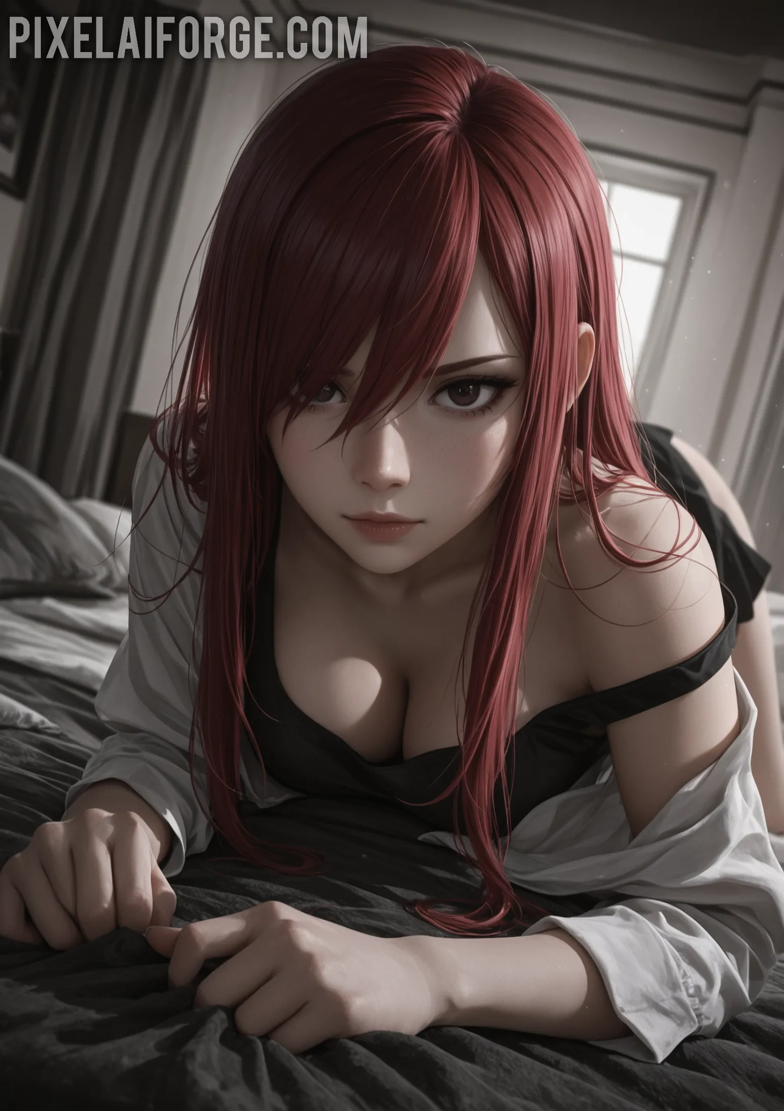 Arte hentai ilustración increíble de Spy X Family Anime Season Yoasobi Anime Music Tsundere generado por IA