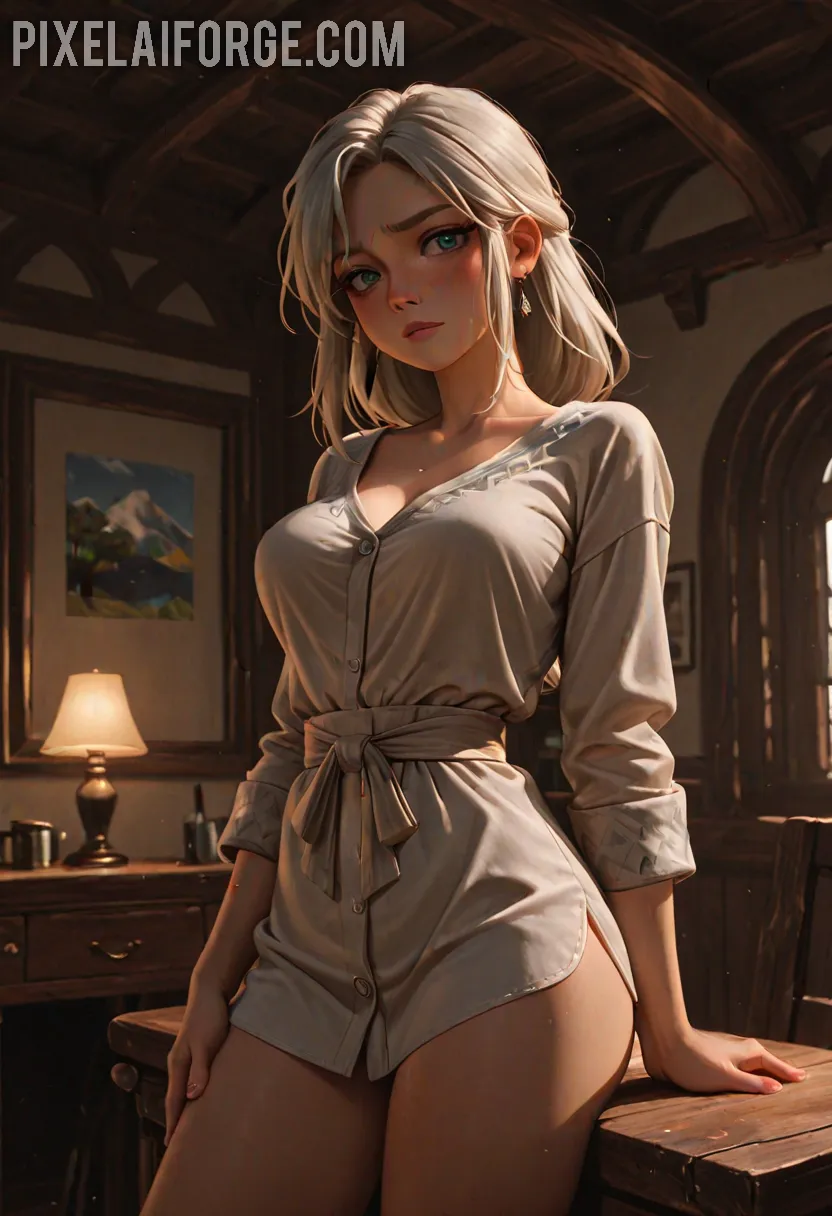 Arte hentai ilustración increíble de Spy X Family Anime Series Anime Wallpaper Ecchi Eroge generado por IA