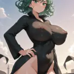 Arte hentai ilustración increíble de Spy X Family Chainsaw Man Death Note Moe Tsundere generado por IA
