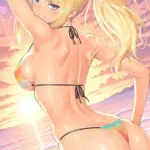 Arte hentai ilustración increíble de Spy X Family Dandadan Blue Box Bishounen Moe generado por IA