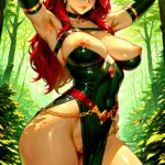 Arte hentai ilustración increíble de Spy X Family Mashle Crunchyroll Anime Expo Moe generado por IA
