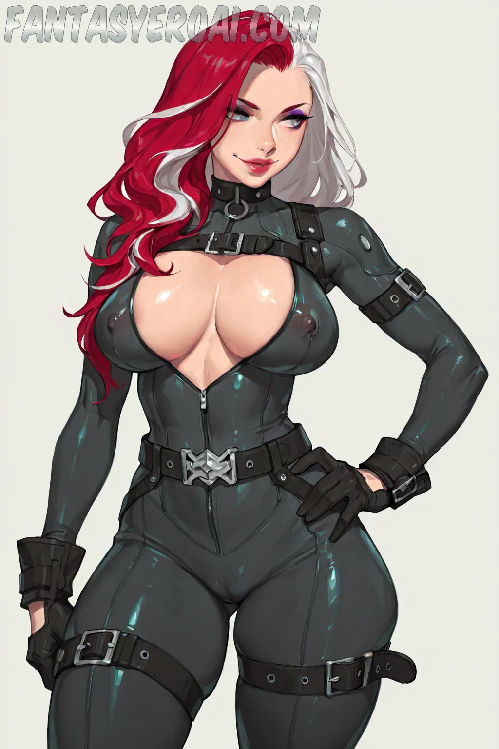 Arte hentai ilustración increíble de Stephanie Beatriz Sexy generado por IA