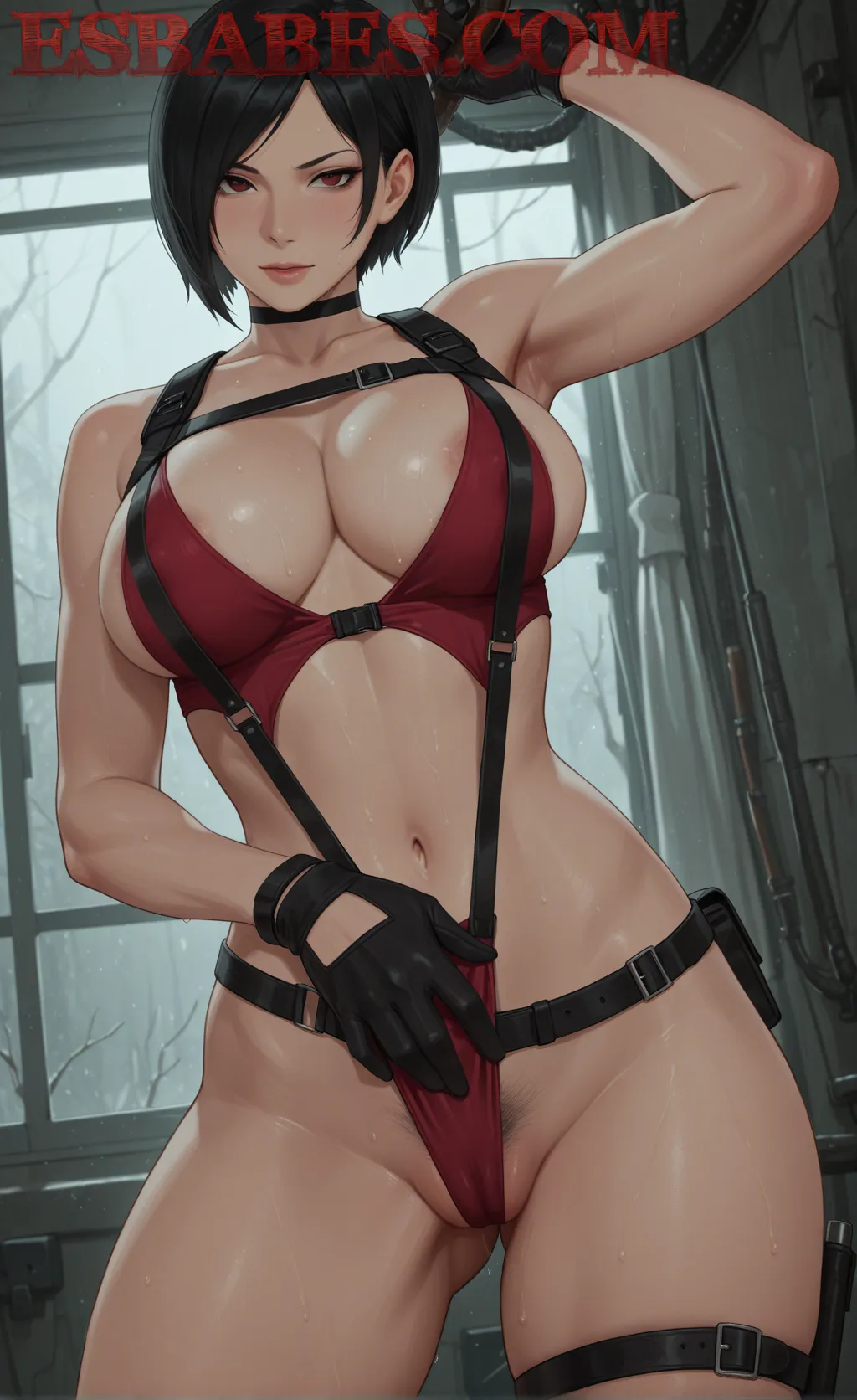 Arte hentai ilustración increíble de Susann Naked generado por IA