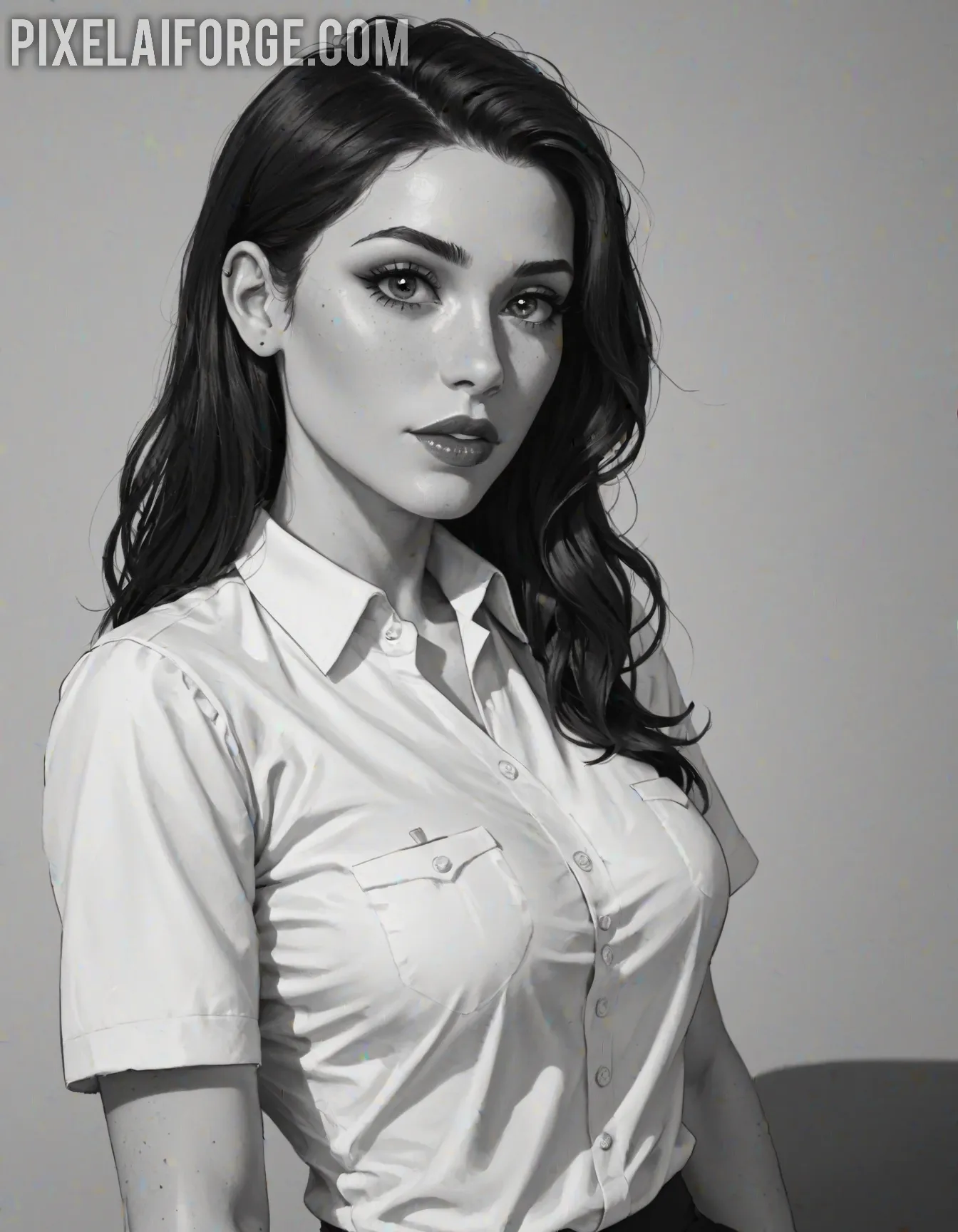 Arte hentai ilustración increíble de Sweet Asian Model Nice Natural Boobs generado por IA