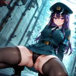 Arte hentai ilustración increíble de Tania Myrans Nude generado por IA