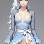 Arte hentai ilustración increíble de Teresa Desnuda generado por IA