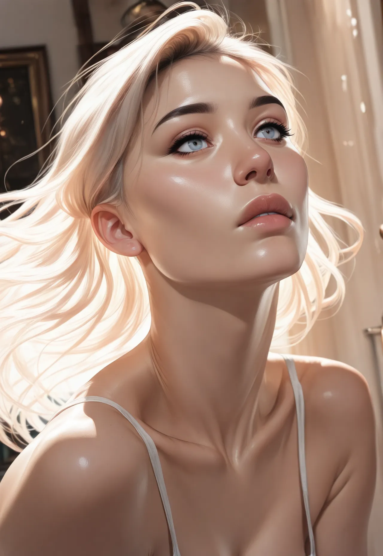 Arte hentai ilustración increíble de Tetas Desnudas generado por IA