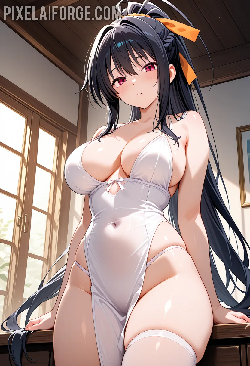 Arte hentai ilustración increíble de Tetitas Latinas Bajo El Arbol generado por IA