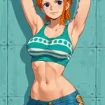 Arte hentai ilustración increíble de These Two Gorgeous Blondes Enjoy Their Cunts generado por IA