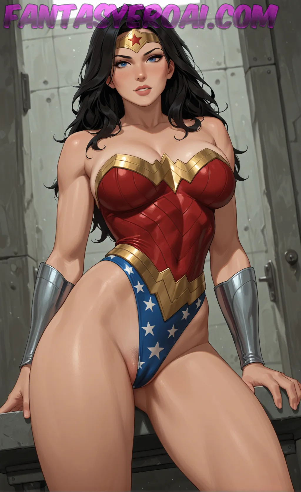 Arte hentai ilustración increíble de Tiffany Thompson Sexy generado por IA