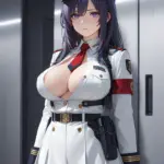 Arte hentai ilustración increíble de Tiny Tits Topless generado por IA