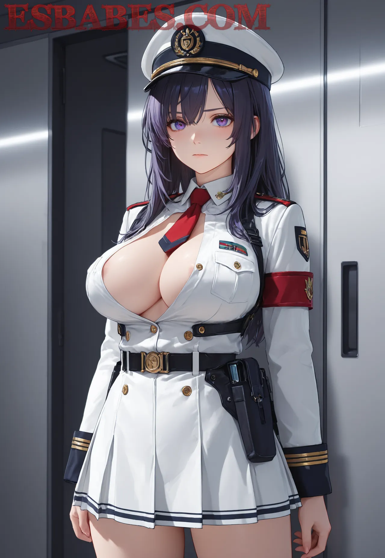 Arte hentai ilustración increíble de Tiny Tits Topless generado por IA