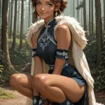 Arte hentai ilustración increíble de Tommie Jo Estupenda Modelo Rubia Y Desnuda generado por IA