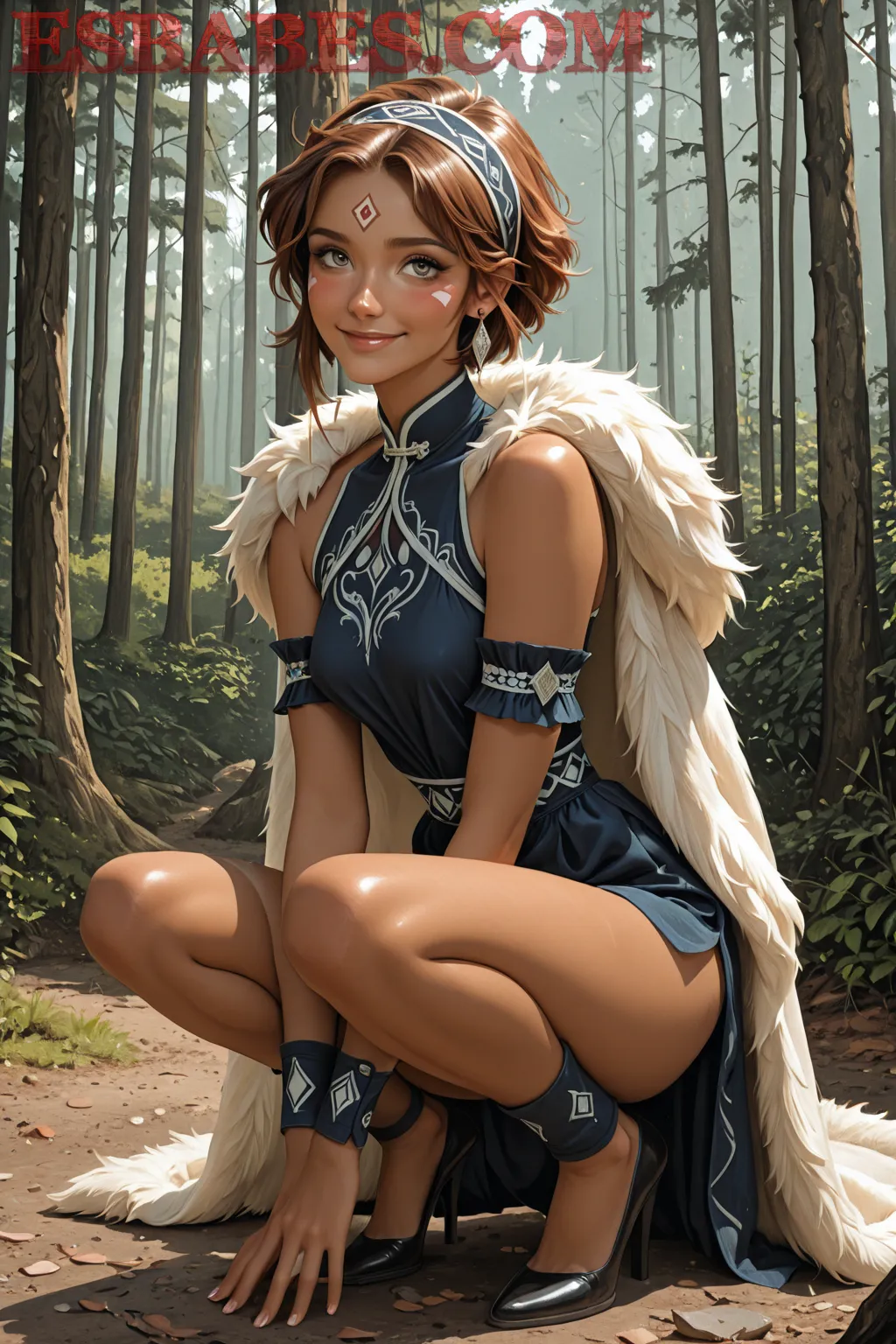 Arte hentai ilustración increíble de Tommie Jo Estupenda Modelo Rubia Y Desnuda generado por IA