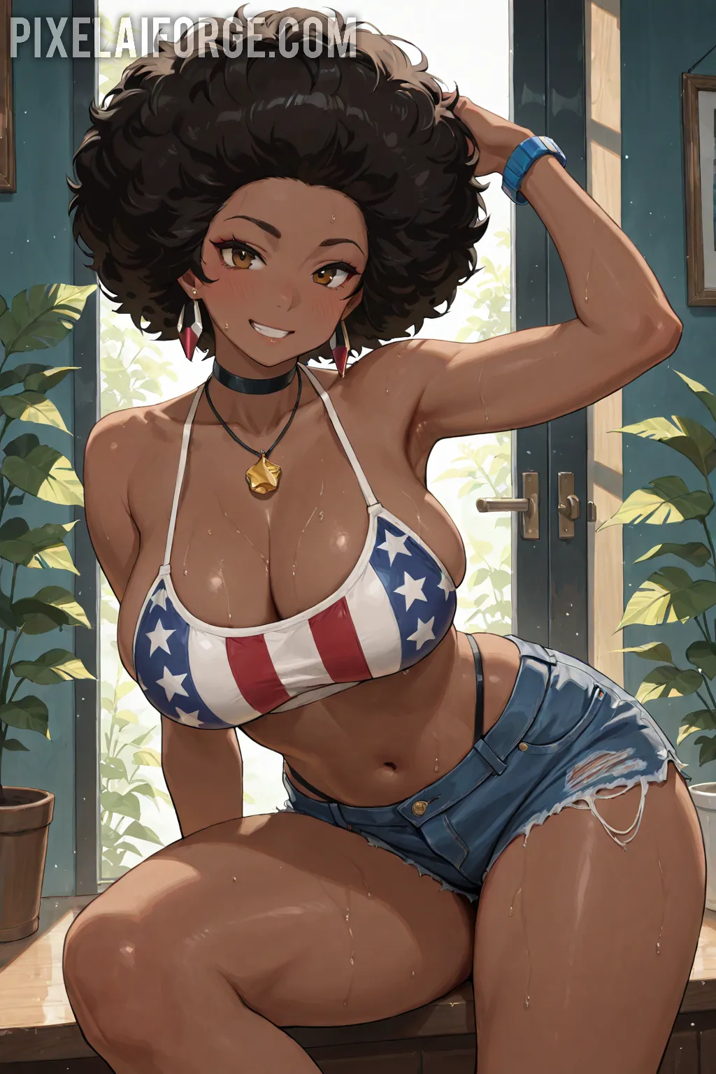 Arte hentai ilustración increíble de Top Anime Anime Conventions Bara Tsundere Yandere generado por IA