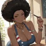 Arte hentai ilustración increíble de Trasero Para Travesuras Del Tantra generado por IA