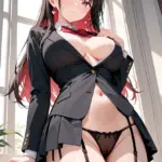 Arte hentai ilustración increíble de Two European Sluts Take On A Couple Of Guys generado por IA