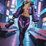 Arte hentai ilustración increíble de Un Buen Postureo Con Las Mejores Hembras generado por IA