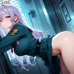 Arte hentai ilustración increíble de Una De Culos generado por IA