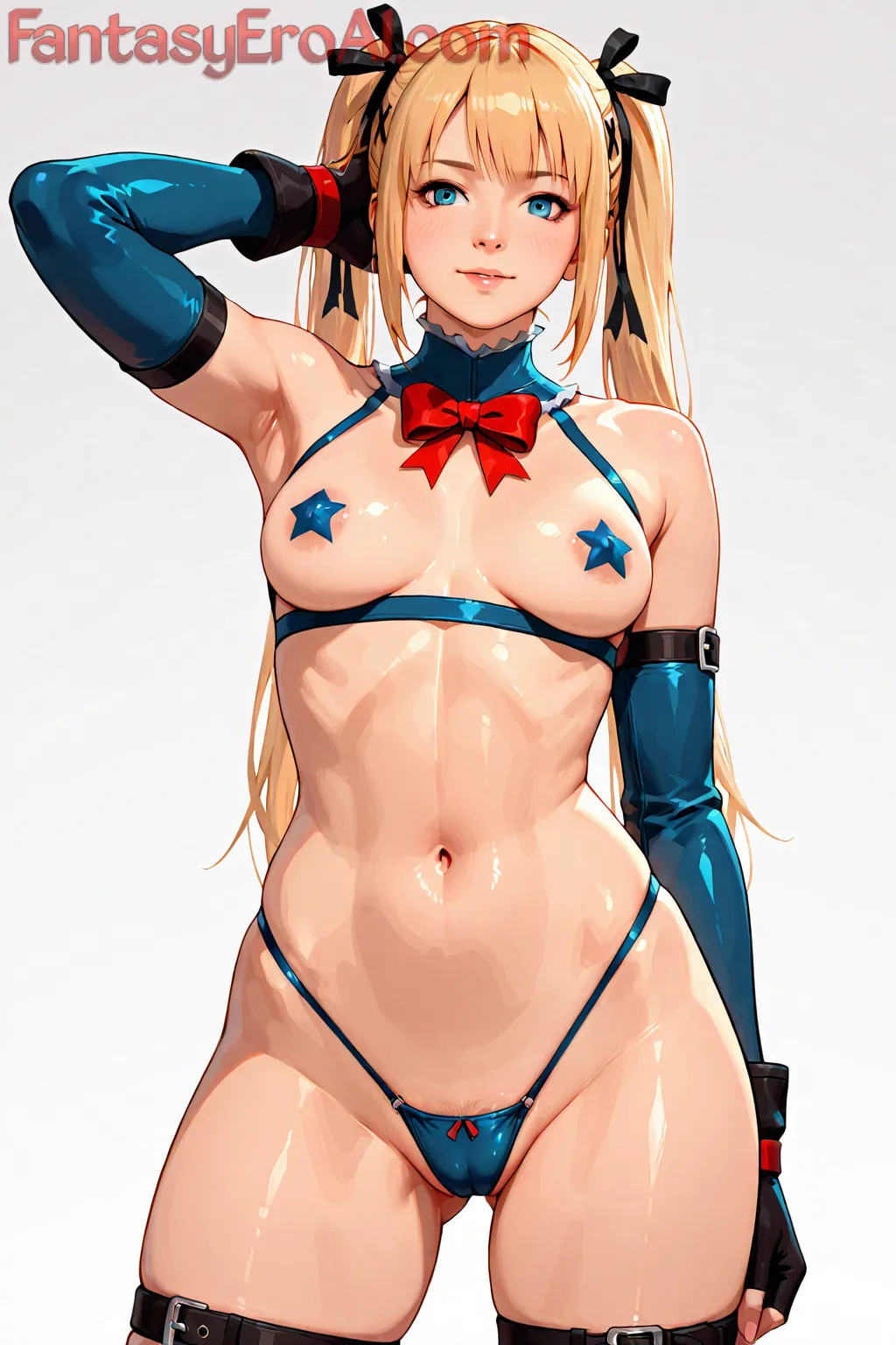 Arte hentai ilustración increíble de Una Mujer De Oro generado por IA