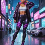 Arte hentai ilustración increíble de Unas Latinas Desnudas Sin Miedo generado por IA